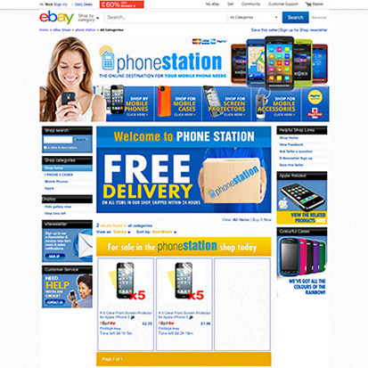 eBay Shop Design eBay Store design portfolio